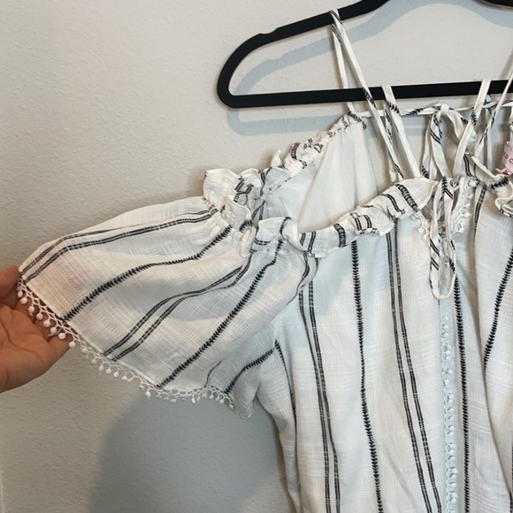 NWOT Red Carter Isla Stripe Maxi Swim Cover-Up - Picture 4 of 10